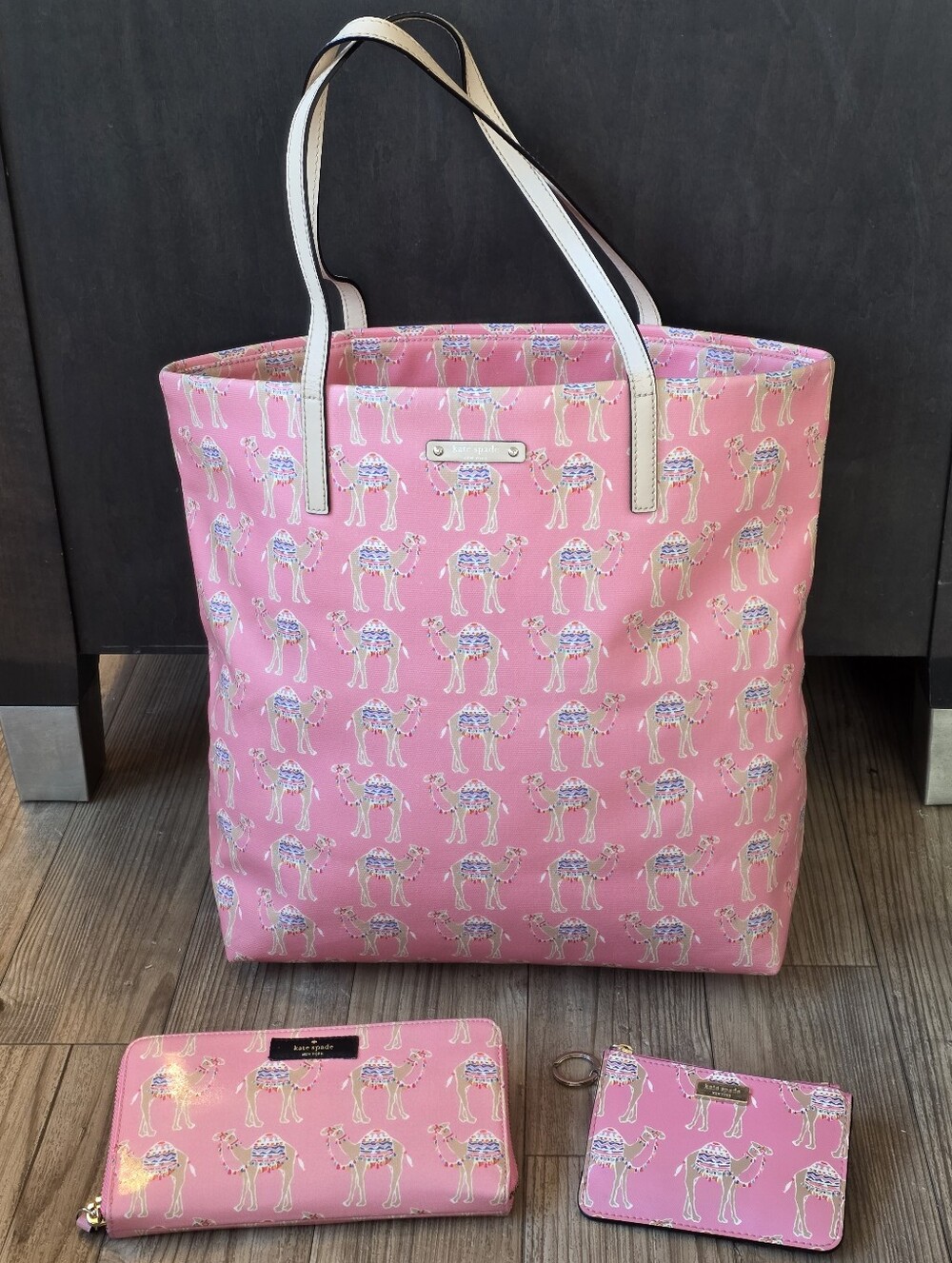 Kate Spade New York "Spice Things Up" Pink Camel Collection 3-Piece Set